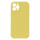 Чохол Silicone Case Full Camera no logo для iPhone 12 Pro Max Колір 04.Yellow - изображение 1
