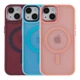 Чохол TPU+PC Space Magnetic Color with Magsafe для iPhone 14 Колір Blue - изображение 2