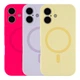 Чохол Glow Silicone Case Full Camera with Magsafe для iPhone 16 Колір Yellow - изображение 2