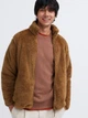 Куртка Шерпа демисезонная мужская Uniqlo 40056137 S Коричневая (1159845086) - изображение 1