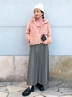 Толстовка на молнии утепленная без капюшона женская Uniqlo 255308353 L Розовая (1159845085) - изображение 7