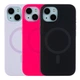Чохол Glow Silicone Case with Magsafe для iPhone 15 Колір Black - изображение 2