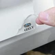 Защита углов двери Geely 2шт силикон 45х55мм прозрачные - изображение 3