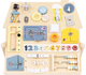 Drewniana tablica manipulacyjna EcoToys XL 2557 (5905817008988) - obraz 2