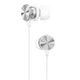 Навушники (провідні) Hoco для M96 Platinum універсальні headphones with microphone 3.5mm Elegant silver - зображення 7