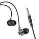 Навушники (дротові) Hoco для M98 Повітряний метал універсальний earphones with microphone 3.5mm Metal gray - зображення 1