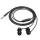 Навушники (дротові) Hoco для M98 Повітряний метал універсальний earphones with microphone 3.5mm Metal gray - зображення 2