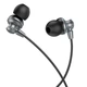 Навушники (дротові) Hoco для M98 Повітряний метал універсальний earphones with microphone 3.5mm Metal gray - зображення 7