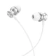 Наушники (проводные) Hoco для M106 Fountain metal universal earphones with microphone 3.5mm Silver - изображение 2