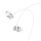 Наушники (проводные) Hoco для M106 Fountain metal universal earphones with microphone 3.5mm Silver - изображение 4