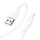 Кабель Hoco для X83 iP Victory charging data cable (L=1M) White - изображение 5