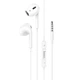 Навушники (провідні) Hoco для M101 Max Crystal grace wire-controlled earphones with microphone 3.5mm White - зображення 5