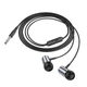 Навушники (провідні) Hoco для M108 Spring metal universal earphones with mic 3.5mm Metal gray - зображення 1