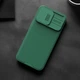 Карбоновая накладка Nillkin Pro со шторкой для камеры для Apple iPhone 15 Pro Max (6.7") (Deep Green) (174194) - изображение 6
