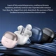 Беспроводные наушники USAMS Earbuds XH09, TWS, BT5.1, 35mAh, 300mAh, 5.5h, pink - изображение 2