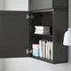 Полиця ІКЕА BESTÅ 56х16 см Чорно-коричневий (80295526) - изображение 2