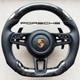 Эксклюзивный руль Porsche кованый карбон, кожа, лепестки - изображение 1