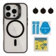Чохол TPU+PC+Metal Stand Case with MagSafe and Camera Lenses для iPhone 16 Pro Max Колір Purple - зображення 4