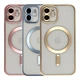Чохол TPU Metallic Chrome Full Camera with Magsafe для iPhone 12 Колір Chrome Black - изображение 2