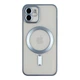 Чохол TPU Metallic Chrome Full Camera with Magsafe для iPhone 12 Колір Chrome Black - изображение 11