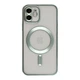 Чохол TPU Metallic Chrome Full Camera with Magsafe для iPhone 12 Колір Chrome Black - изображение 13