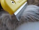 Щітка для чищення вовни собак та кішок з кнопкою 6,5 см. AMZ Long Hair 164-12327717 - зображення 5