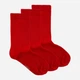 Набор мужских носков высоких хлопковых Lapas 4P-230-RED 41-43 3 пары Красный (4820234049813) - изображение 1