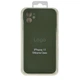Чохол Premium Silicone Case Square Full Camera для iPhone 11 Колір 45.Army Green - изображение 3