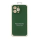 Чохол Silicone Case Full Size with Frame для iPhone 14 Pro Max Колір 45.Army Green - изображение 4