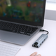USB Hub Qoltec Hub Adapter USB-C PD 100 W 5 in 1 Grey (5901878537955) - obraz 4