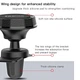 Автодержатель для телефона 360° магнитный держатель смартфона на дефлектор Yesido C61 Black-Red + 2 пластины - изображение 4