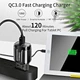 Сетевое зарядное устройство для телефона QC3.0 18W 1xUSB быстрая зарядка смартфона USLION UC6900 (TE-023) Black - изображение 2