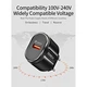 Сетевое зарядное устройство для телефона QC3.0 18W 1xUSB быстрая зарядка смартфона USLION UC6900 (TE-023) Black - изображение 8
