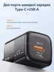 Зарядное устройство GaN 33W 2xUSB PD + QC 3.0 быстрая зарядка для телефона смартфона KUULAA (RY-U33) Black - изображение 3