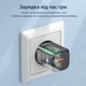 Зарядное устройство GaN 33W 2xUSB PD + QC 3.0 быстрая зарядка для телефона смартфона KUULAA (RY-U33) Black - изображение 6
