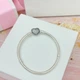 Срібний браслет Пандора Pandora Moments Сердце 18 (590743CZ) - зображення 6