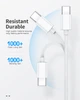 Кабель USB type C - USB type C (1m) PD 60 Вт провод быстрой зарядки для телефона KUULAA (KL-X19) White - изображение 5
