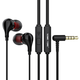 Проводные Вакуумные Наушники с Микрофоном 3.5mm jack (1.2м) Стерео Гарнитура Для Телефона Смартфона Ноутбука SomicTone S-603 Extra Bass Черный - изображение 1