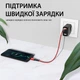 Кабель USB Type-C - USB (1m) провод быстрой зарядки для телефона USLION US0125 Red - изображение 2