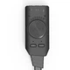 Зовнішня звукова карта USB 7.1 Channel адаптер 3.5mm для навушників та мікрофона Plextone GS3 Black - зображення 2