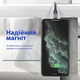 Кабель Type-C - USB (2m) магнітний роз'єм 3.0 A Fast Charging дата-кабель для смартфона планшета швидкої зарядки та передачі даних USLION US0159 Silver - зображення 5