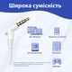 Детские накладные наушники с микрофоном проводная гарнитура New Bee KH20 White - изображение 8