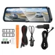 Відеореєстратор HOCO DV16 9.66-inch streaming media driving recorder(dual-channel with rear camera) Black - зображення 7