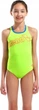 Купальник закритий для дівчат Arena LOGO SWIMSUIT SWIM PRO Салатовий 140 см (010287-880-140) - изображение 1