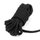 Бавовняна мотузка для шибарі LoveToy Fetish Bondage Rope Чорна 10м - изображение 3