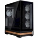 Корпус Zalman p40 namu, Black, Mid Tower, без бп, для atx / Micro atx / Mini itx, 1xType-C / 2xUSB 3.0, макс. cpu - 165 мм / vga - 420 мм, 4x120 мм argb, боковая и передняя панели из закаленного стекла - изображение 2