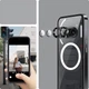 Чохол накладка Metal Glass для Nothing Phone (2a) / (2a) Plus з металевим кільцем та додатковим захистом на камеру black - зображення 3