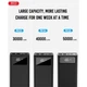 Павербанк XO PR125 50000mAh 2A Power Bank Чорний - зображення 6