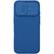 Карбоновая накладка Nillkin CamShield Pro для Apple iPhone 17 (6.3") Blue - изображение 3