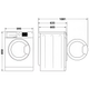 Whirlpool Прально-сушильна машина фронтальна, 11(7)кг, 1600, A, 60см, дисплей, пара, інвертор, білий - зображення 7
